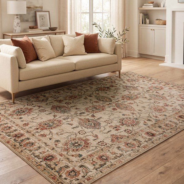 Beiger Teppich, 160 × 220 cm Raja - Asiatic Carpets-image-2