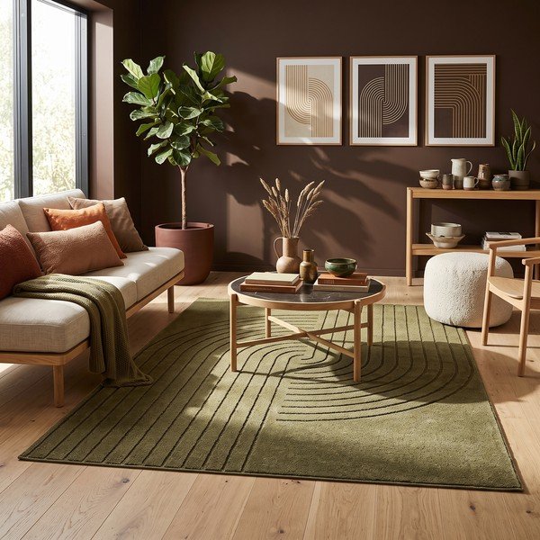 Grüner Teppich 160x230 cm Solace – ESTE-image-3