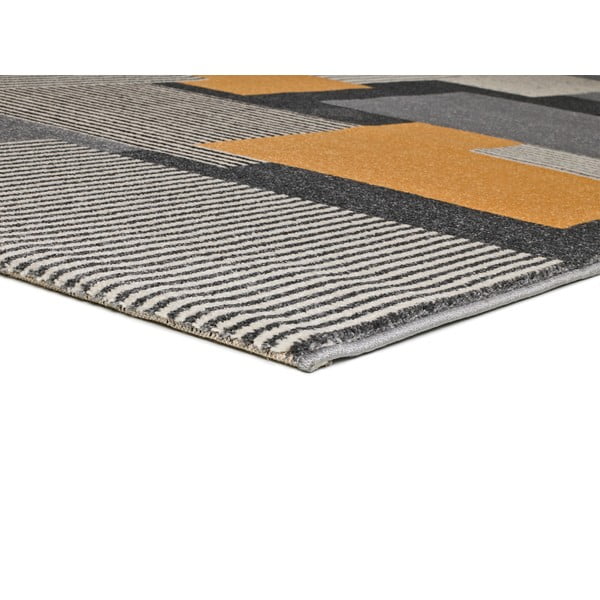 Orange/grauer Teppich 160x230 cm Leo Square – Universal-image-2