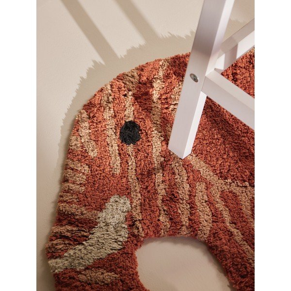Waschbarer/handgewebter Baumwoll-Kinderepp in Terrakotta-Farbe, 75 x 120 cm Snuggle Elodie - Hanse Home-image-4