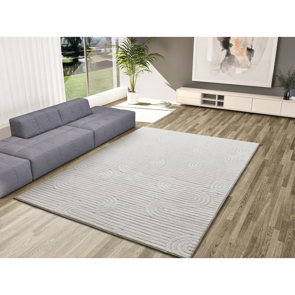 Cremefarbener Teppich 60 x 110 cm Estilo - Universal-image-1