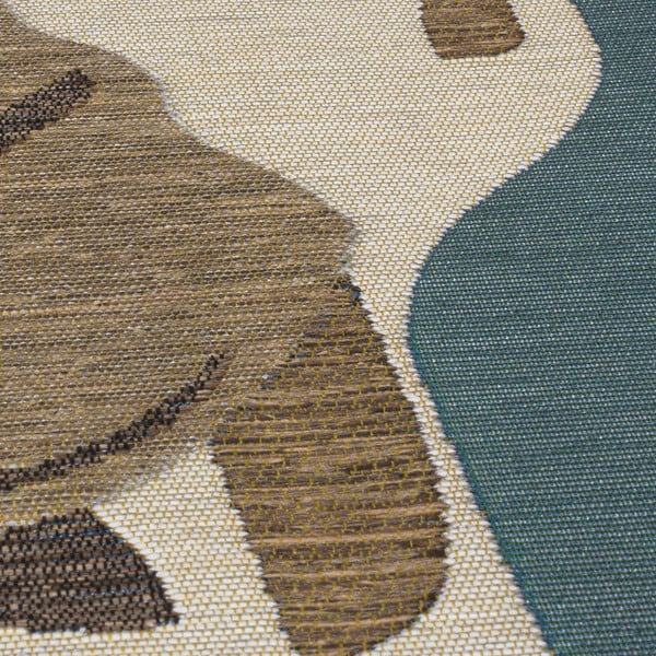 Grüner runder Teppich für den Außenbereich, Ø 160 cm Eric - Flair Rugs-image-2