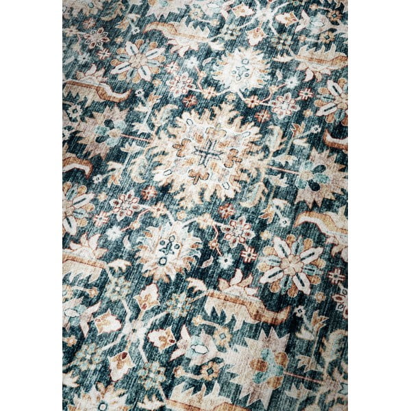 Blauer Teppich 120 × 160 cm Saveh Blue Cream - Elle Decoration-image-4