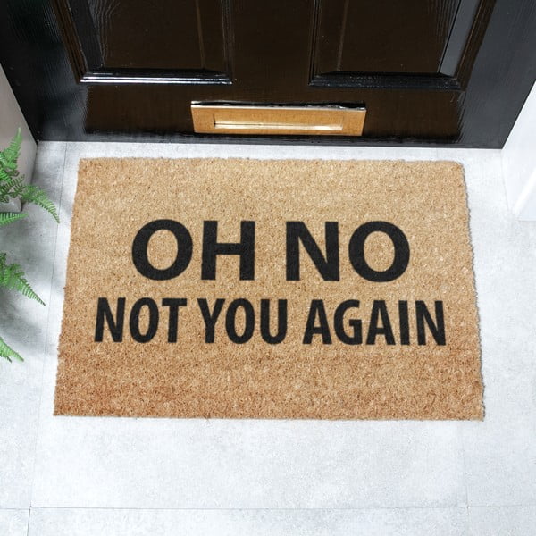 Fußmatte aus Kokosfasern, 40 x 60 cm Not You Again - Artsy Doormats-image-2
