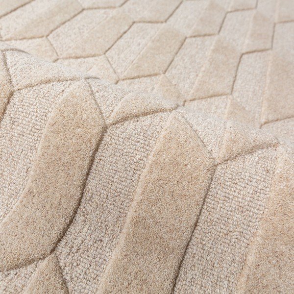 Weinrot/in Naturfarbe, handgewebter Wollteppich, 200 × 290 cm Apex Border Wool - Flair Rugs-image-3
