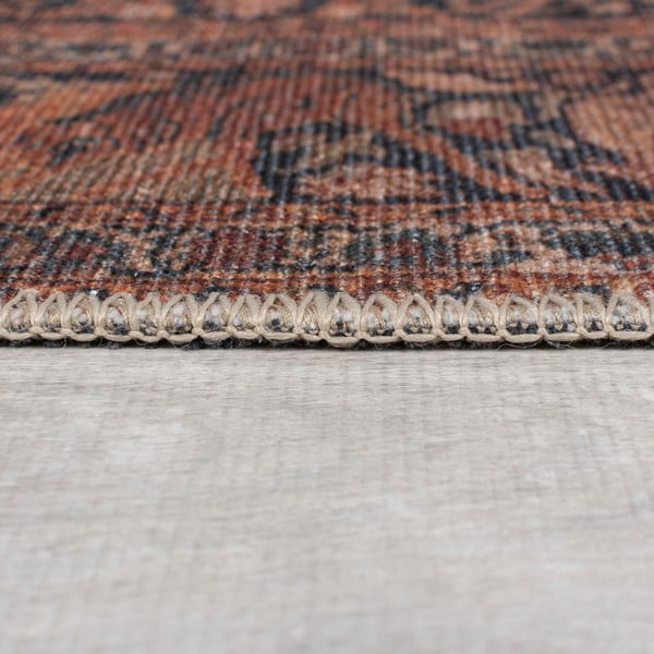 Weinroter, waschbarer Teppich, 152 × 230 cm Nico Global - Flair Rugs-image-4