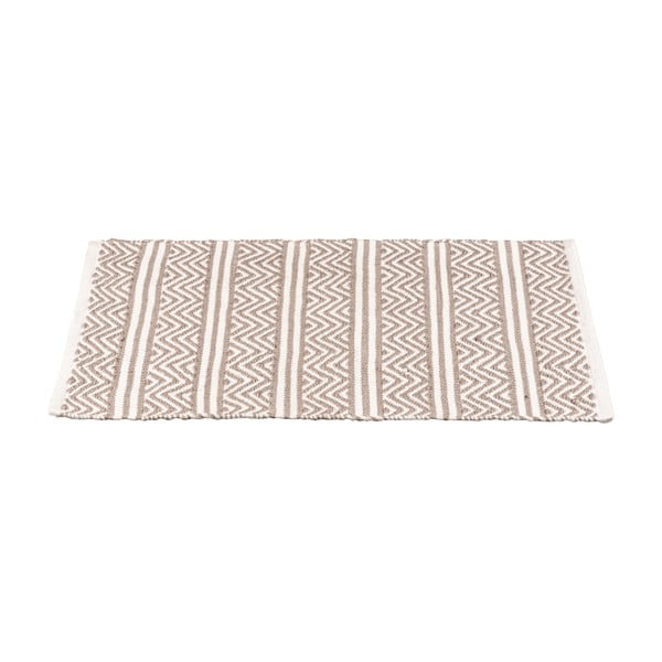Beigefarbene Badvorleger aus Stoff, 50 x 80 cm Shaki - Wenko-image-2