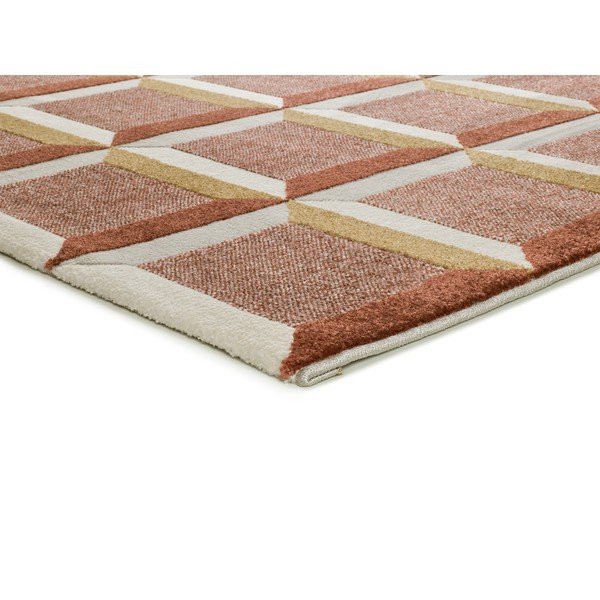 Teppich in Terrakotta-Farbe, 80 × 150 cm Amara - Universal-image-4