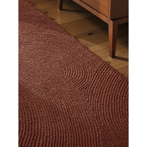 Handgewebter Wollläufer in Ziegelrot, 80 x 300 cm Calmio - Hanse Home-image-3