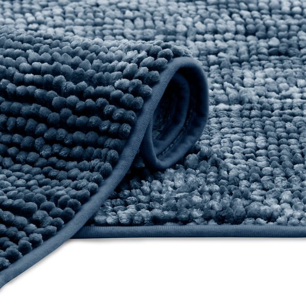 Dunkelblaue Badematte 50x70 cm Bati – Restilo-image-2