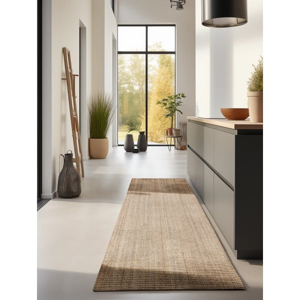 Jute-Läufer in Naturfarbe, 80 x 200 cm Bouclé - Hanse Home-image-4