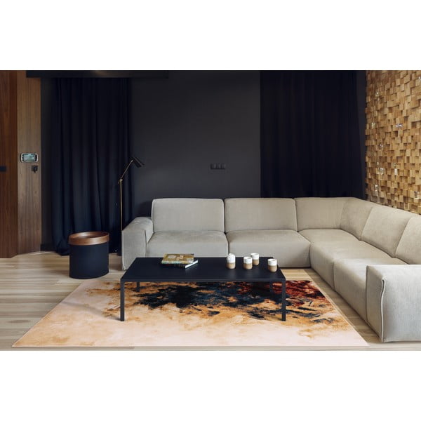 Wollteppich 200 × 300 cm Burst dark beige - Agnella-image-1