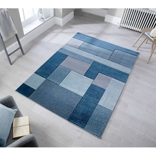 Blauer Teppich 80 × 150 cm Cosmos - Flair Rugs-image-1