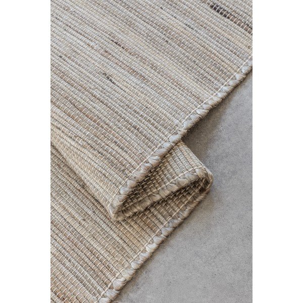 Doppelseitiger/handgewebter Teppich mit Juteanteil in einem hellen Naturton, 120 × 170 cm Handloom - Hanse Home-image-2