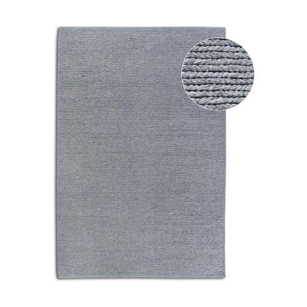 Grauer, handgewebter Wollteppich, 120 × 170 cm Francois - Villeroy&Boch