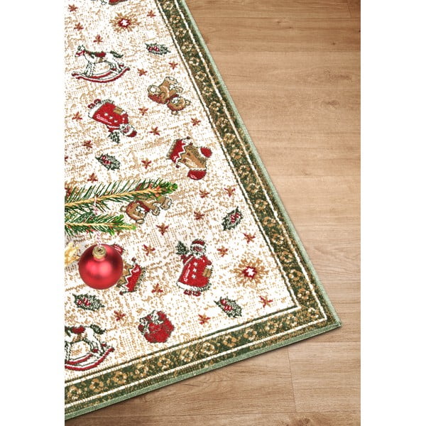 Grüner Teppich mit Weihnachtsmotiv, mit Baumwollanteil, 50 × 80 cm Toy's Delight Green Christmas - Villeroy&Boch-image-2