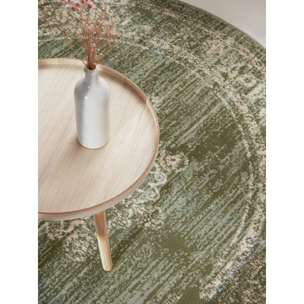 Grüner runder Teppich, Ø 120 cm Gloria Lydia - Hanse Home-image-3