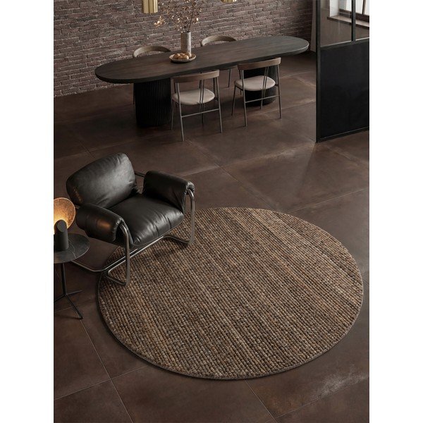 Brauner Teppich ø 160 cm Wilma – Villeroy&Boch-image-1