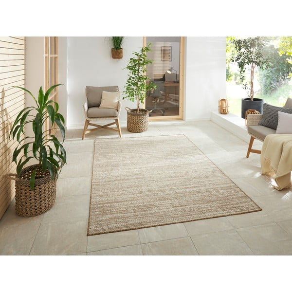 Beiger Outdoor-Teppich, 230 × 160 cm Gemini - Elle Decoration-image-1