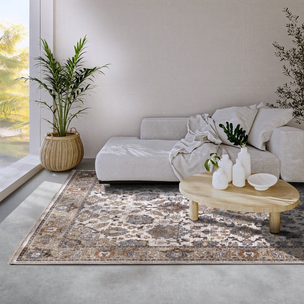 Braun-cremefarbener Teppich, 160 x 225 cm Egon - Villeroy&Boch-image-1