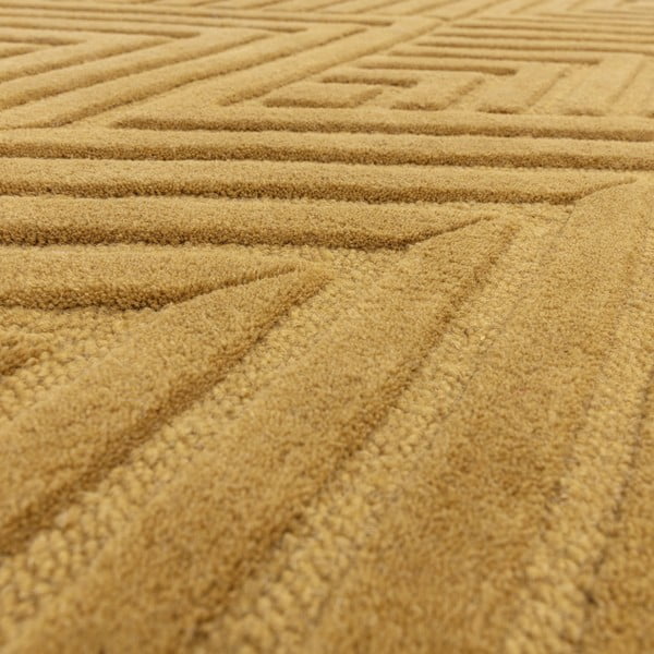 Ockergelber Wollteppich, 120 × 170 cm Hague - Asiatic Carpets-image-2