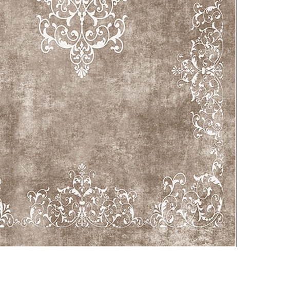 Graue/taupefarbene Badezimmervorleger im 2er-Set, 60 x 100 cm - Foutastic-image-3