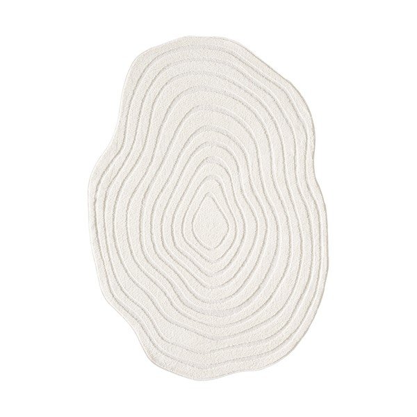 Cremefarbener Teppich 160 x 230 cm Pebble - ESTE