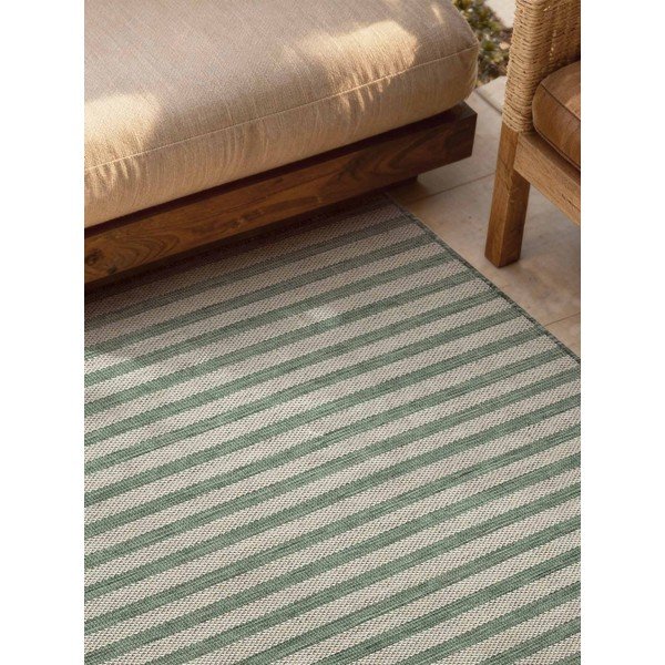 Grüner/cremefarbener Teppich für den Innen- und Außenbereich, 160 × 230 cm Haringey Linley - Ted Baker-image-2