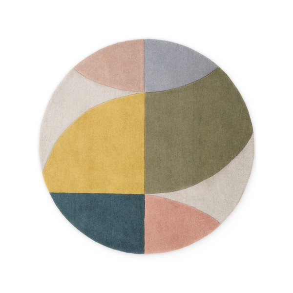 Handgewebter runder Wollteppich, Ø 200 cm Westminster Savile - Ted Baker