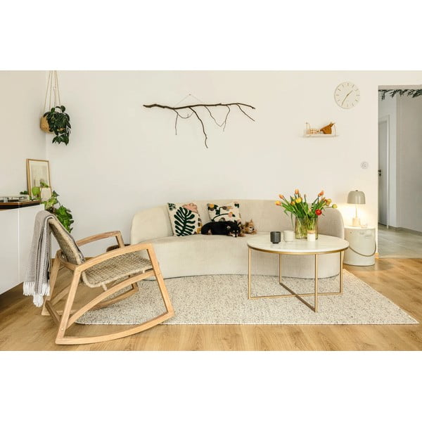 Hellgrauer, handgewebter Teppich mit Wollanteil, 160 x 230 cm Minerals - Flair Rugs-image-3