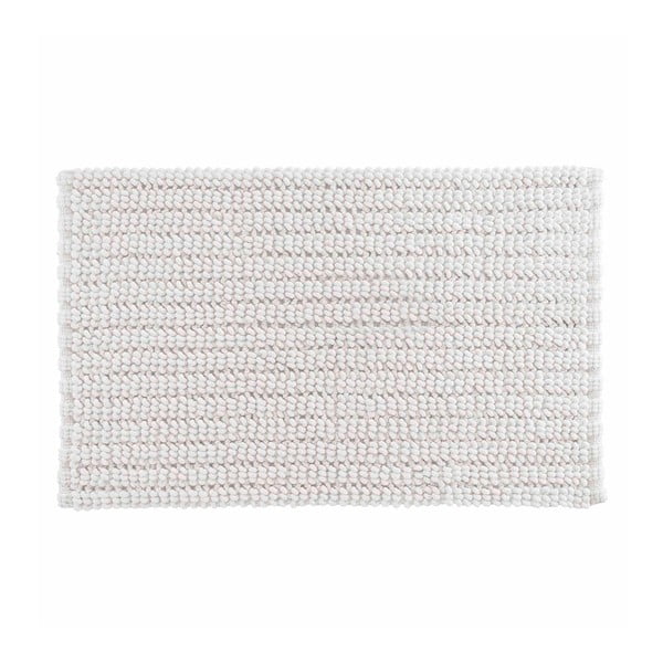 Weißer Badezimmerteppich, 50 × 80 cm Voltis - douceur d'intérieur