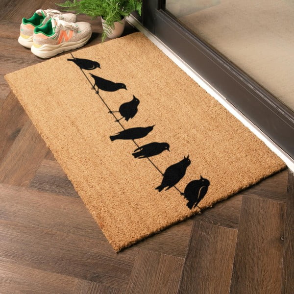 Fußmatte aus Kokosfasern, 60 x 90 cm Birds On a Wire - Artsy Doormats-image-1