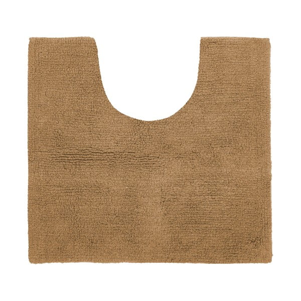 Cognacbrauner Badezimmerteppich, 50 x 45 cm Riva - Tiseco Home Studio