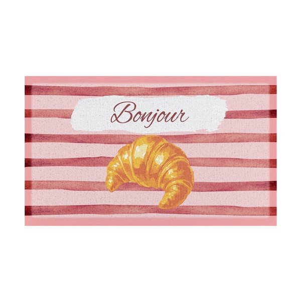 PVC-Fußmatte 40 × 70 cm Croissant Bonjour - Artsy Doormats