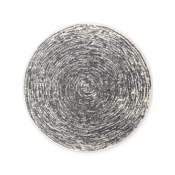 Grau-cremefarbener runder Teppich, Ø 120 cm Gloria Cavallo - Hanse Home