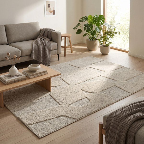 Beiger Teppich 120 × 170 cm Cairo - ESTE-image-4