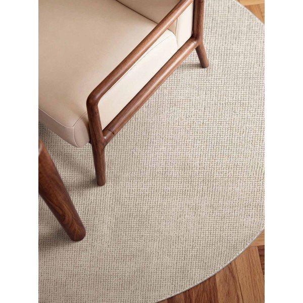 Cremefarbener, handgewebter runder Wollteppich, Ø 160 cm Greenwich - Ted Baker-image-4
