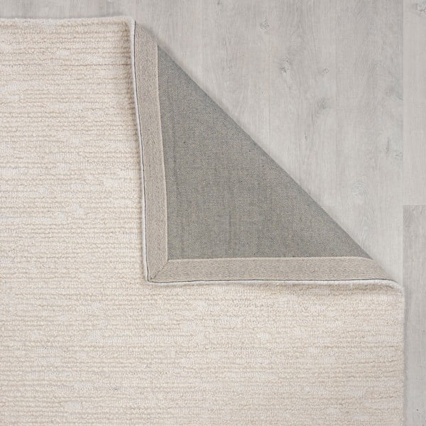 Handgewebter Wollteppich in Elfenbeinfarbe, 200 × 290 cm Harris Boucle - Flair Rugs-image-3