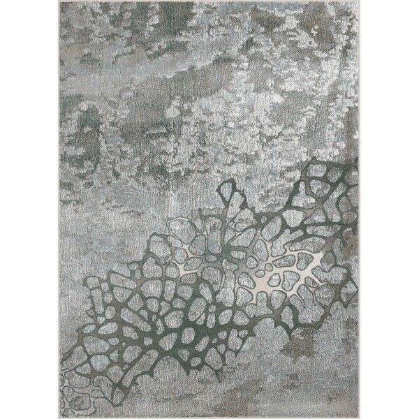 Grauer Teppich 133 × 180 cm Folgen - FD