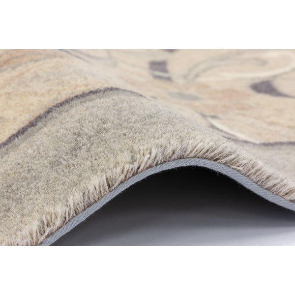 Beiger Wollteppich, 200 × 300 cm Archie beige - Agnella-image-2