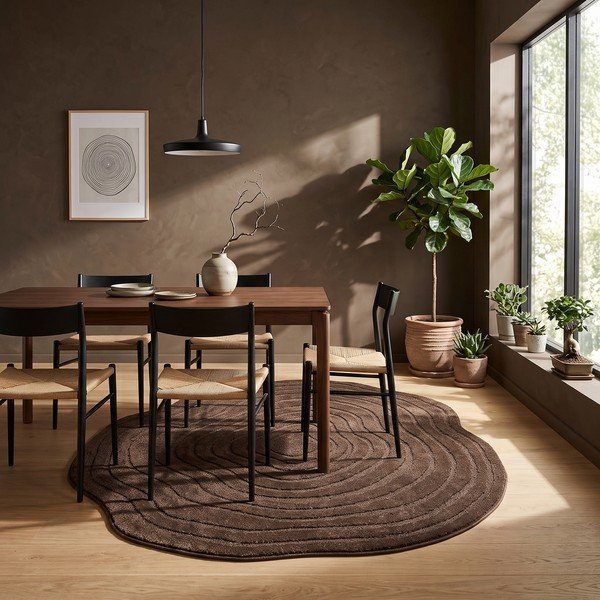 Brauner Teppich 160x230 cm Pebble – ESTE-image-1