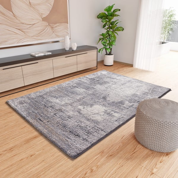 Grauer Teppich 160 × 230 cm Kivet - Universal-image-1