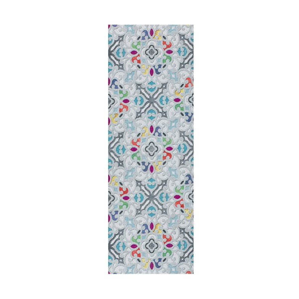 Blaue, waschbare Laufmatte, 52 × 100 cm Ricci Valentina - Universal