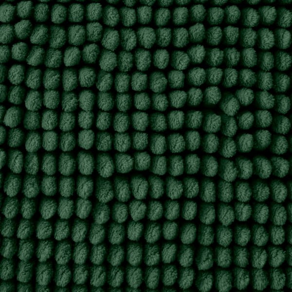 Dunkelgrüner Badezimmerteppich, 50 × 80 cm Bobble - Catherine Lansfield-image-3