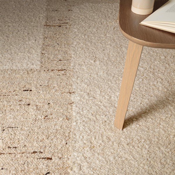 Beiger, beidseitig nutzbarer, handgewebter Wollteppich, 200 × 290 cm Napa Tumbla - Asiatic Carpets-image-3