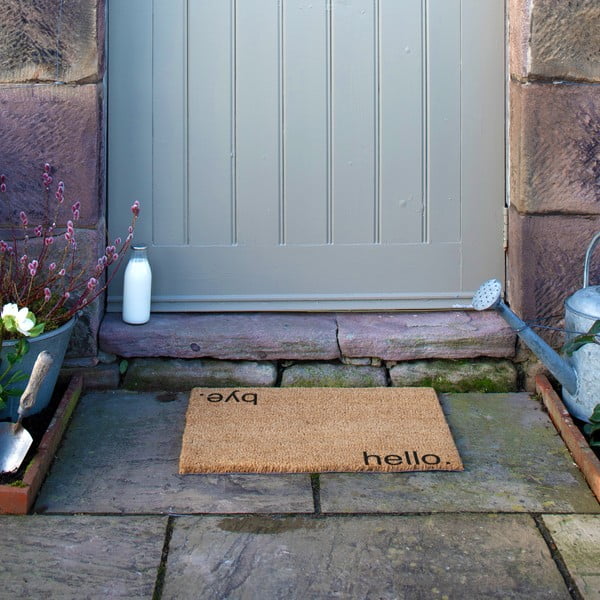 Fußmatte aus Kokosfasern, 40 x 60 cm Hello, Bye - Artsy Doormats-image-4