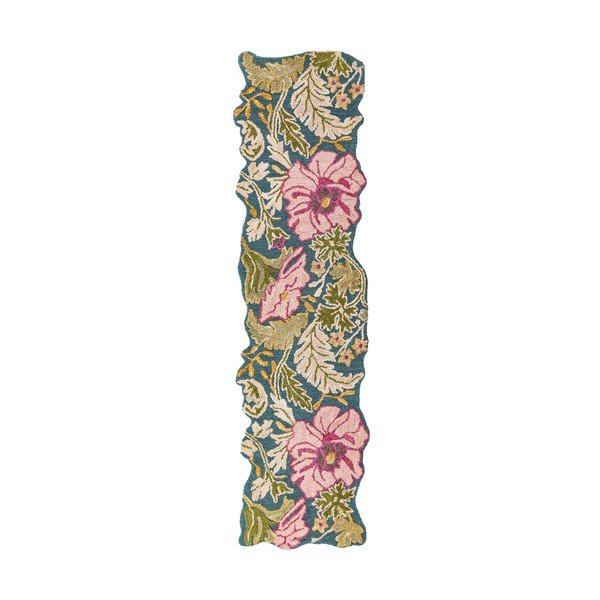 Handgewebter Läufer aus Wolle, 60 x 230 cm Daphne Shaped Floral - Flair Rugs