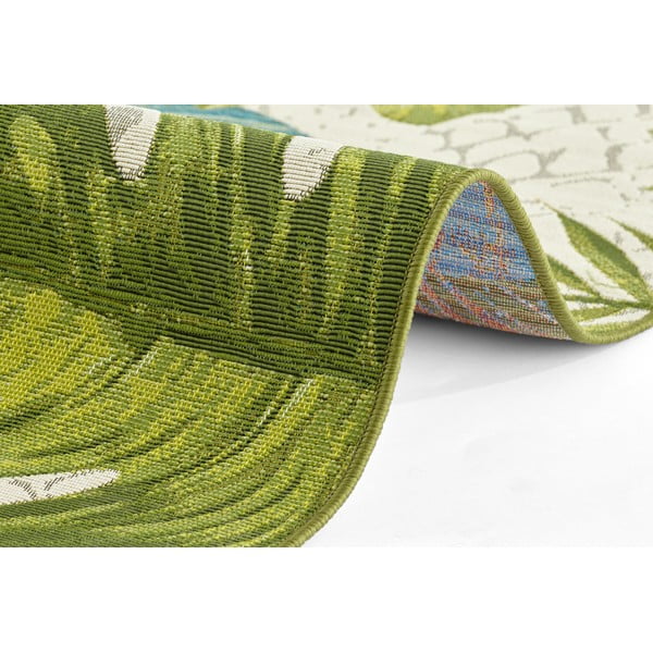 Grün-türkisfarbener Outdoor-Teppich, 160 × 235 cm Flair - Hanse Home-image-2