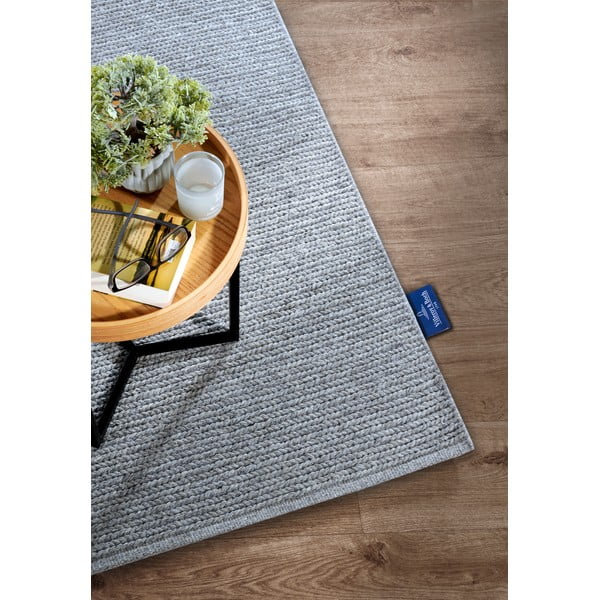 Grauer, handgewebter Wollteppich, 120 × 170 cm Francois - Villeroy&Boch-image-2