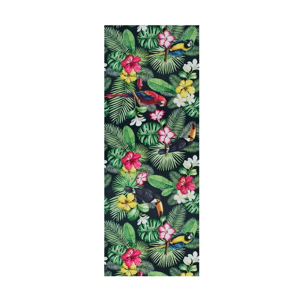 Grüner Teppich, Läufer, 52 x 100 cm Sprinty Tropical - Universal